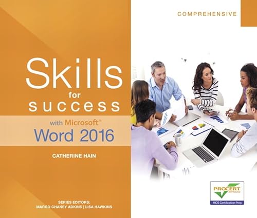 Stock image for Skills for Success with Microsoft Word 2016 Comprehensive (Skills for Success for Office 2016 Series) for sale by SecondSale