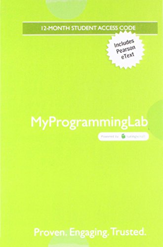 9780134484198: Mylab Programming with Pearson Etext -- Access Card -- For Starting Out with C++ from Control Structures to Objects (My Programming Lab)
