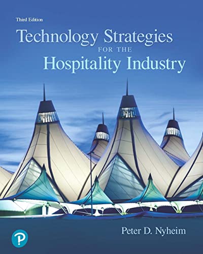 Stock image for Technology Strategies for the Hospitality Industry: for sale by TextbookRush