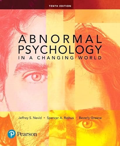 Stock image for Abnormal Psychology in a Changing World (10th Edition) for sale by SecondSale