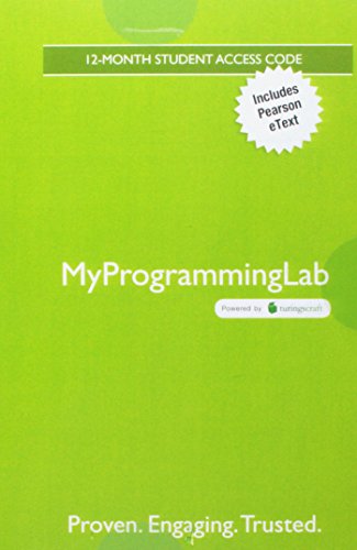 Stock image for MyLab Programming with Pearson eText -- Access Code Card -- for Starting Out with Python (My Programming Lab) for sale by Wizard Books