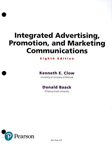 9780134485188: Instructor's Review Copy for Integrated Advertising, Promotion, and Marketing Communication