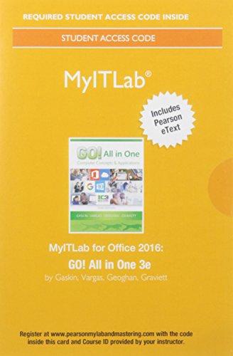 9780134487359: Go! All in One MyITLab Access Code: Includes Pearson Etext