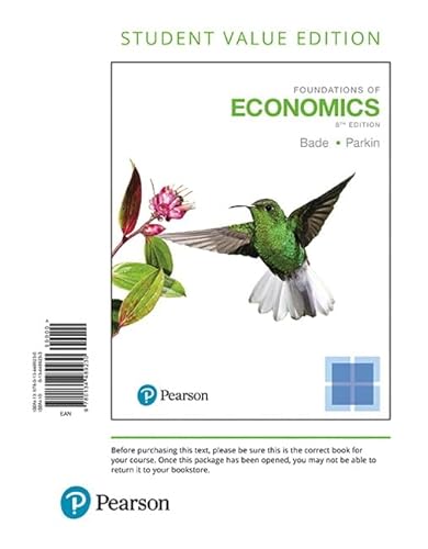 Stock image for Foundations of Economics, Student Value Edition for sale by HPB-Red