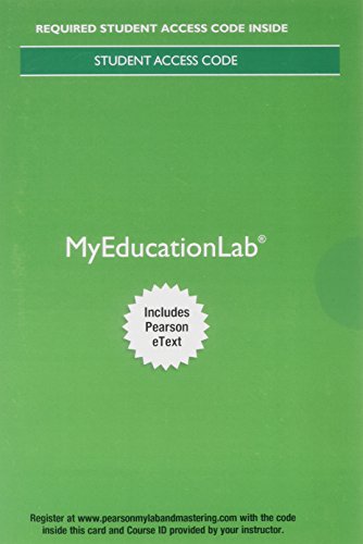 Beispielbild fr MyLab Education with Pearson eText -- Access Card -- for An Introduction to Student-Involved Assessment FOR Learning zum Verkauf von SecondSale