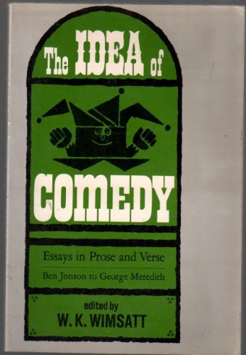 Stock image for Idea of Comedy Essays In Prose and Verse for sale by ThriftBooks-Dallas
