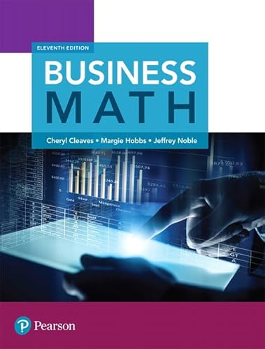 Imagen de archivo de Business Math [RENTAL EDITION] 11e 2018 - annotated includes all answers a la venta por BooXX in Stock