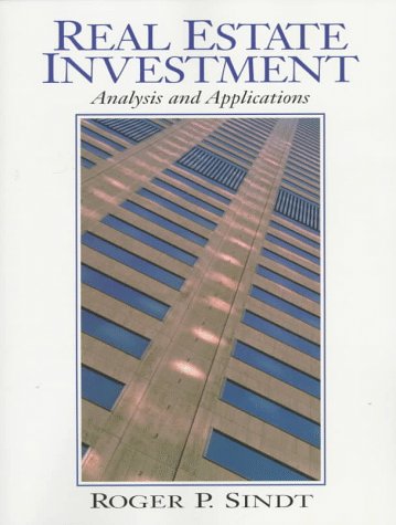Imagen de archivo de Real Estate Investment: Analysis and Applications a la venta por HPB-Red