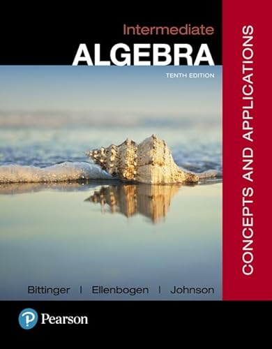 Imagen de archivo de Intermediate Algebra: Concepts and Applications a la venta por Books From California