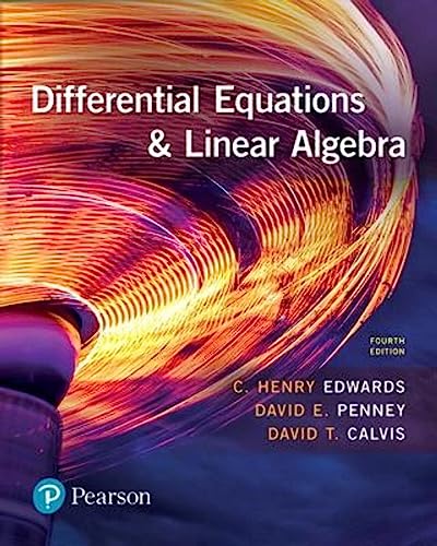 Beispielbild fr Differential Equations and Linear Algebra zum Verkauf von Better World Books