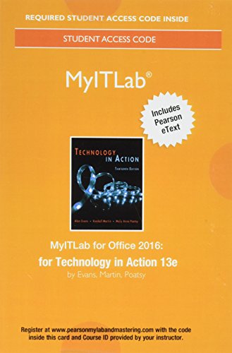 9780134506555: MyLab IT with Pearson eText -- Access Card -- for Technology in Action