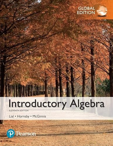 9780134509228: Student Solutions Manual for Introductory Algebra