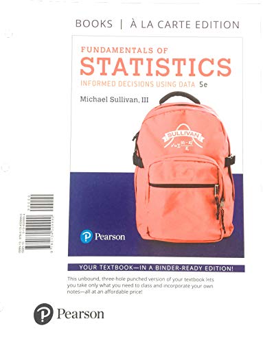 Stock image for Fundamentals of Statistics, Books A La Carte Edition, 5th Edition for sale by HPB-Red