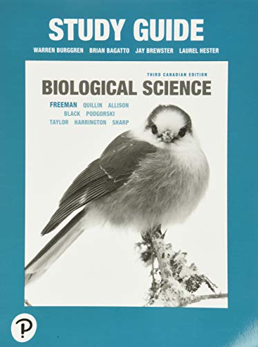 Beispielbild fr Study Guide for Biological Science, Canadian Edition zum Verkauf von Book Deals