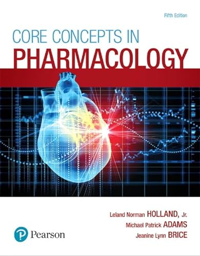 9780134514161: Core Concepts in Pharmacology