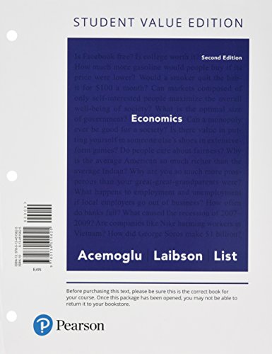 Immagine dell'editore per Economics: Student Value Edition venduto da Revaluation Books