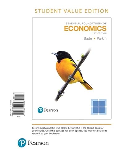 9780134515656: Essential Foundations of Economics
