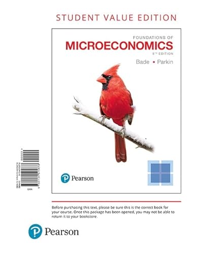 Stock image for Foundations of Microeconomics for sale by BooksRun