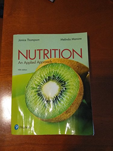 Imagen de archivo de Nutrition: An Applied Approach (5th Edition) a la venta por SecondSale