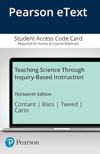 Beispielbild fr Teaching Science Through Inquiry-Based Instruction -- Enhanced Pearson eText zum Verkauf von BooksRun