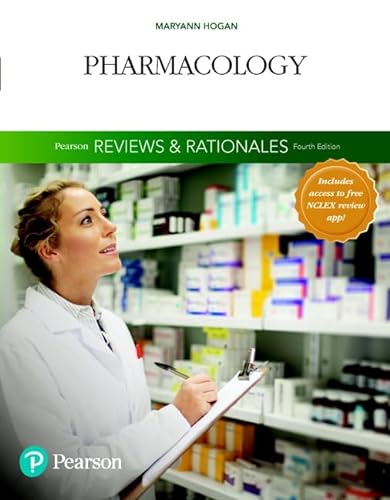 Beispielbild fr Pearson Reviews & Rationales: Pharmacology with "Nursing Reviews & Rationales" (4th Edition) (Pearson Nursing Reviews & Rationales) zum Verkauf von SecondSale