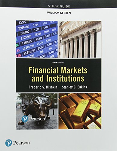 Stock image for Study Guide for Financial Markets and Institutions for sale by BooksRun