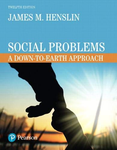 Stock image for Social Problems: A Down to Earth Approach for sale by GoldBooks