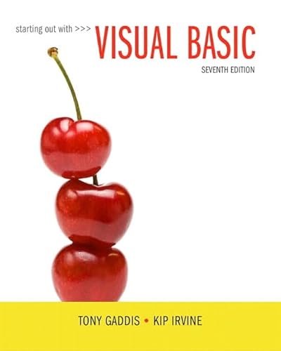 Stock image for Starting Out with Visual Basic Plus MyLab Programming with Pearson eText -- Access Card Package (7th Edition) for sale by SGS Trading Inc