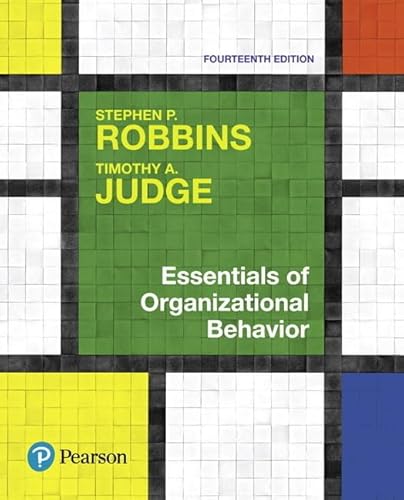 9780134523859: Essentials of Organizational Behavior