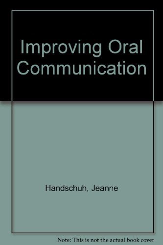 Stock image for Improving Oral Communication : A Pronunciation Oral Communication Manual for sale by Better World Books