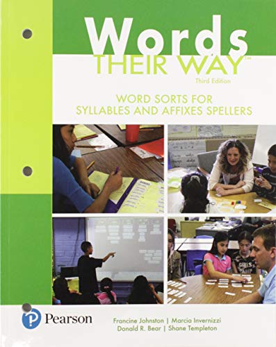 Stock image for Words Their Way: Word Sorts for Syllables and Affixes Spellers (Words Their Way Series) for sale by BooksRun