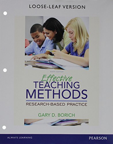 Beispielbild fr Effective Teaching Methods: Research-Based Practice (9th Edition) zum Verkauf von College Campus