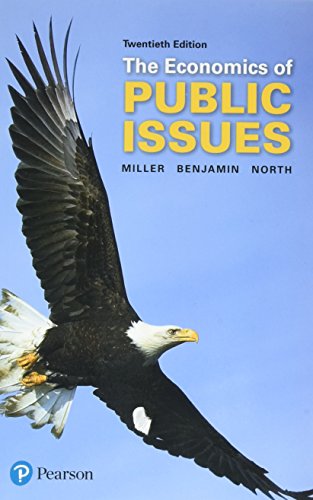 Imagen de archivo de The Economics of Public Issues a la venta por Blackwell's