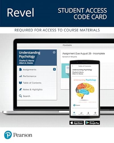 Imagen de archivo de Revel for Understanding Psychology -- Access Card (What's New in Psychology) a la venta por SGS Trading Inc
