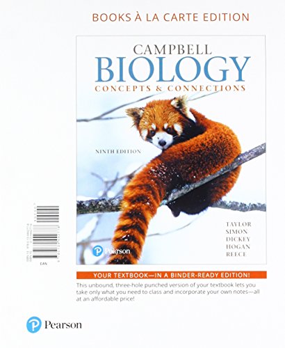 Stock image for Campbell Biology: Concepts & Connections, Books a la Carte Plus Mastering Biology with Pearson eText for sale by Wrigley Books