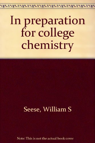 Stock image for In preparation for college chemistry for sale by HPB-Red