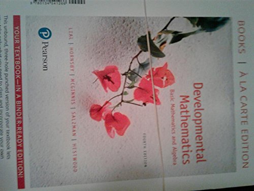 Stock image for Developmental Mathematics: Basic Mathematics and Algebra Edition for sale by BooksRun