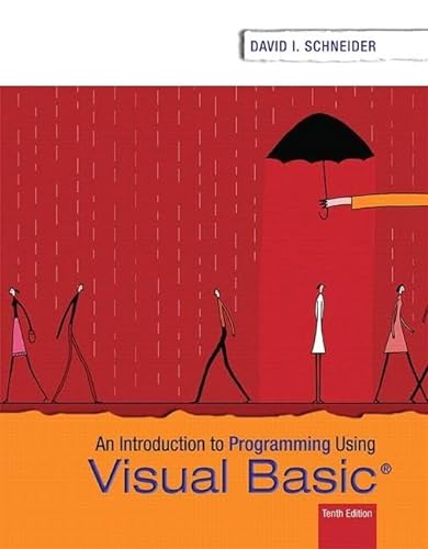 Stock image for Introduction to Programming Using Visual Basic for sale by Better World Books