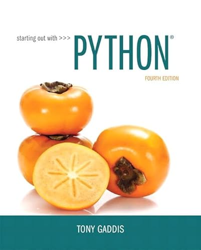 9780134543666: Starting Out With Python