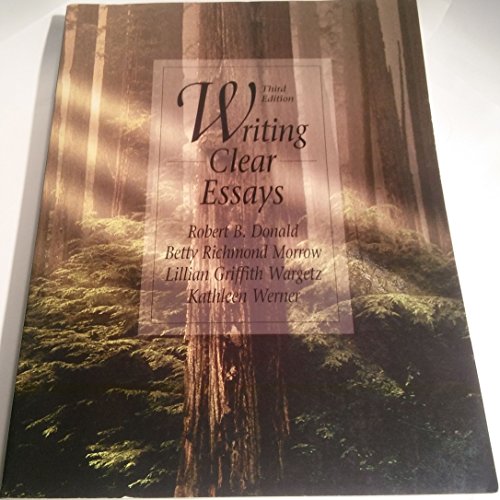 Beispielbild fr Writing Clear Essays (3rd Edition) zum Verkauf von Wonder Book