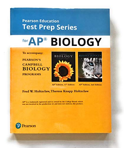 Imagen de archivo de Test Prep Series AP Biology for Campbell Biology Programs a la venta por HPB-Red