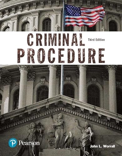 Beispielbild fr Criminal Procedure (Justice Series) (The Justice Series) zum Verkauf von BooksRun