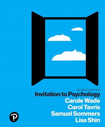 Beispielbild fr Invitation to Psychology (7th Edition) zum Verkauf von Textbooks_Source