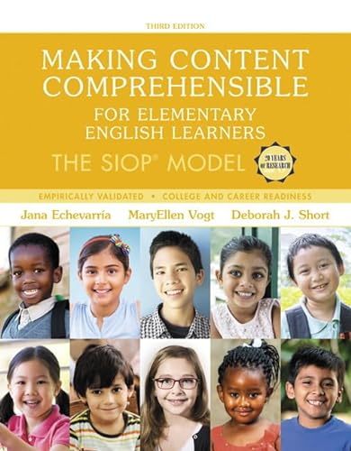 Stock image for Making Content Comprehensible for Elementary English Learners: The SIOP Model, with Enhanced Pearson eText -- Access Card Package (SIOP Series) for sale by HPB-Red