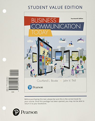 Stock image for GLOBAL EDITION---Business Communication Today, 14ED for sale by READINGON LLC