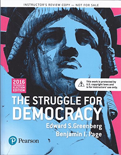Stock image for The Struggle for Democracy 2016, teacher copy; for sale by BooXX in Stock