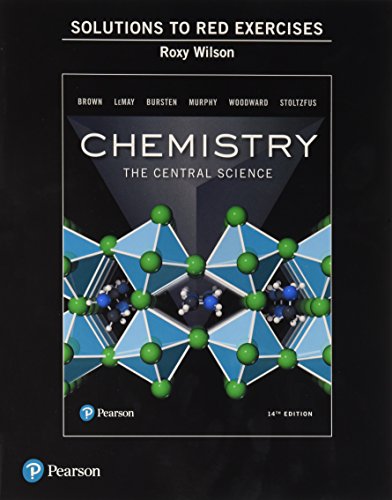 Imagen de archivo de Student Solutions Manual to Red Exercises for Chemistry: The Central Science a la venta por HPB-Red