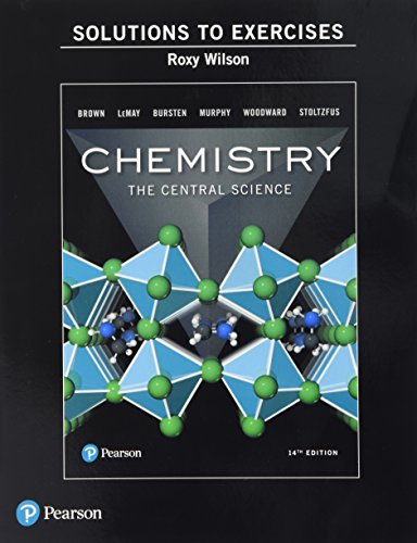 Beispielbild fr Solutions Manual to Exercises for Chemistry: The Central Science zum Verkauf von BooksRun