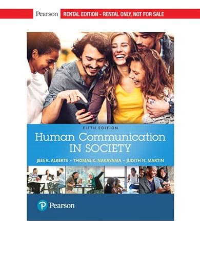 Stock image for Human Communication in Society for sale by BooksRun