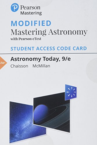 Imagen de archivo de Modified Masteringastronomy With Pearson Etext Standalone Access Card for Astronomy Today a la venta por Revaluation Books